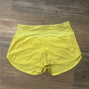 Lululemon Speed Up High Rise Shorts 4 in inseam, Size 8